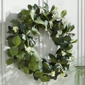 Hearth & Hand with Magnolia 26"‎ Faux Skimmia Christmas Wreath NEW